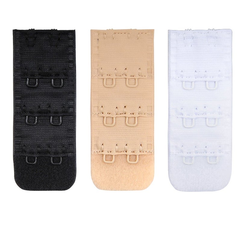 Closecret Women's Nylon Bra Extender Multi-size Brassiere Strap Extension (2 Hooks 3/8 Inch Spacing) - Image 1